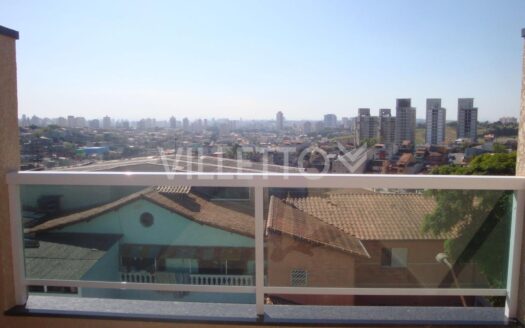 Cobertura para locação – Vila Tibiriçá, 124 m² • 2 vagas