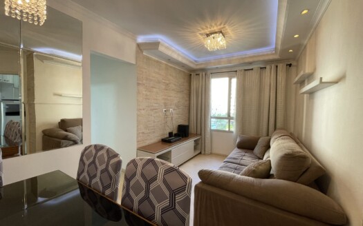 Apartamento mobiliado para locação no Condomínio Bellas Artes – Parque Marajoara, Santo André