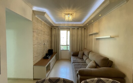 Apartamento mobiliado para locação no Condomínio Bellas Artes – Parque Marajoara, Santo André